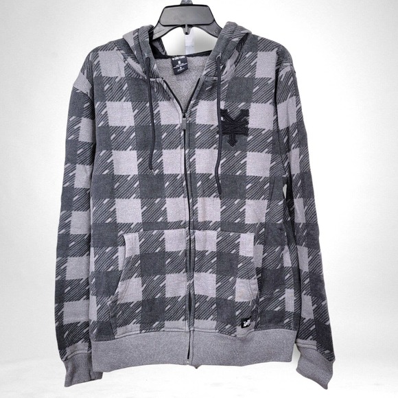 Zoo York Other - Zoo York Men's Hoodie Sweatshirt Full Zip Gray & Black Size M